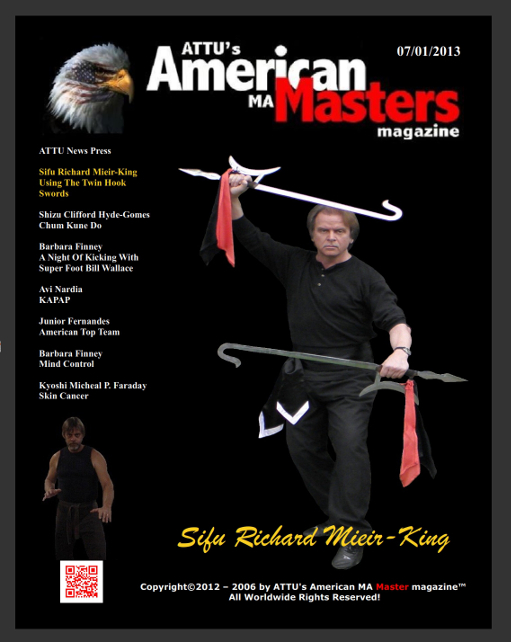 Richard Mieir-King ATTU Martial Arts Magazine Cover