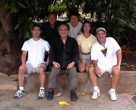 Patrick Hodges of Hawaii and Students